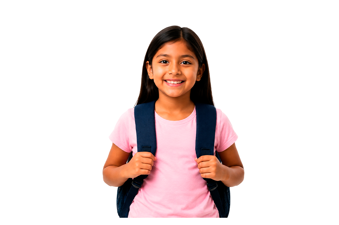 Niña promocionando el plan de internet hogar de 500 Mbps